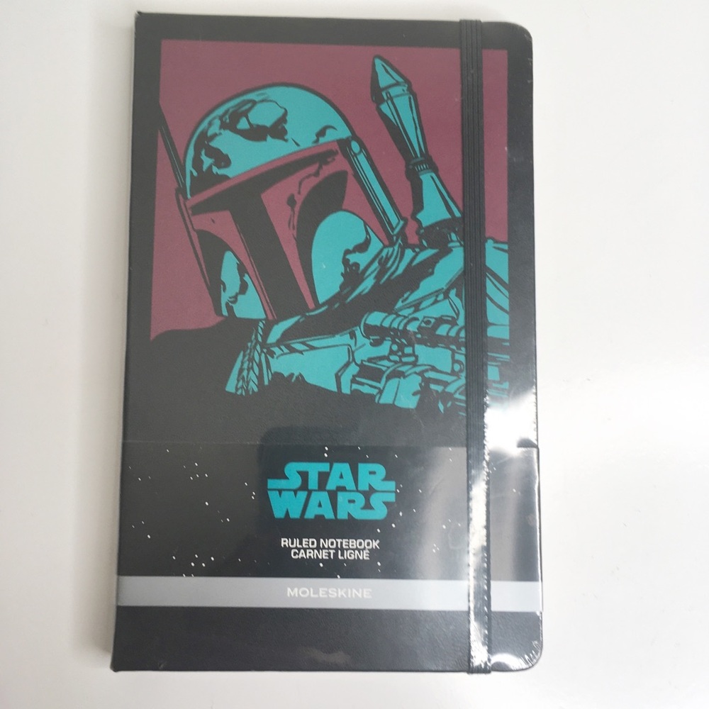RARE Moleskine Star Wars Boba Fett Ruled Notebook